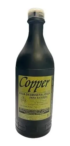 AGUA DESMINERALIZADA PARA BATERIAS CHOPPER 750ML