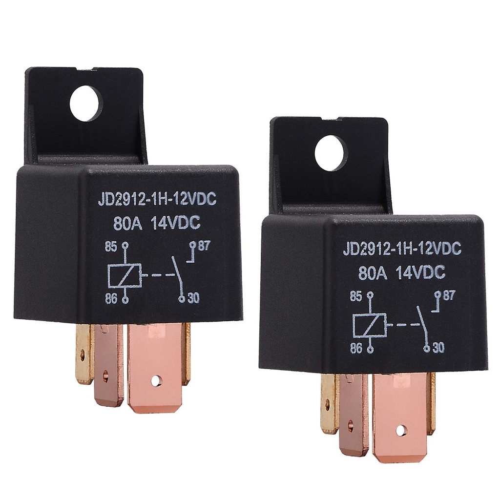 RELAY 4 PATAS 12V 80A