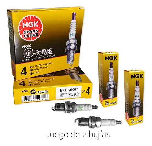 [BUJÍA009] BUJIA NGK BKR6EGP CHEVROLET AVEO