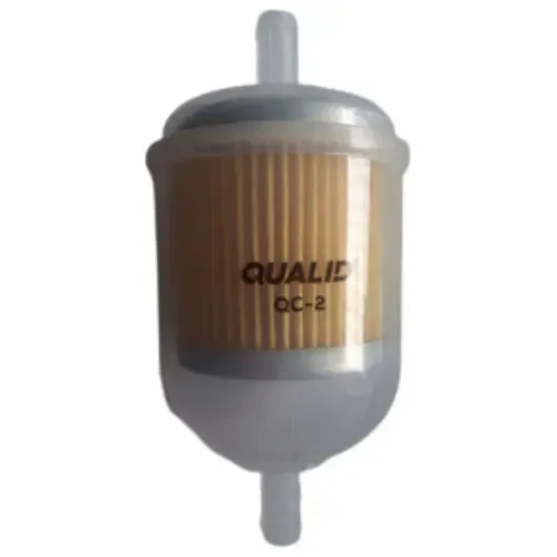FILTRO DE GASOLINA PEQUEÑO PLASTICO QC-2