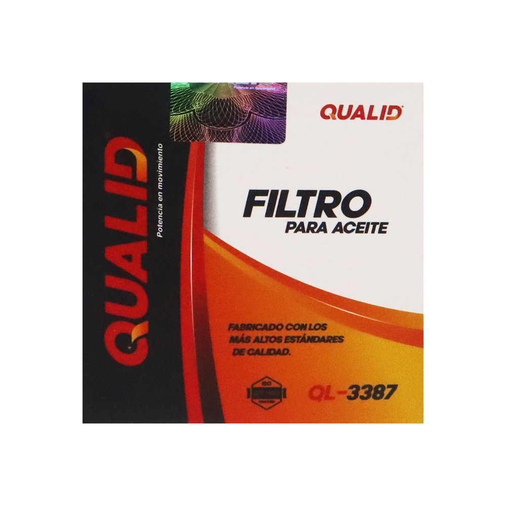 [FILTRO117] FILTRO ACEITE QUALID 3387 / 51040