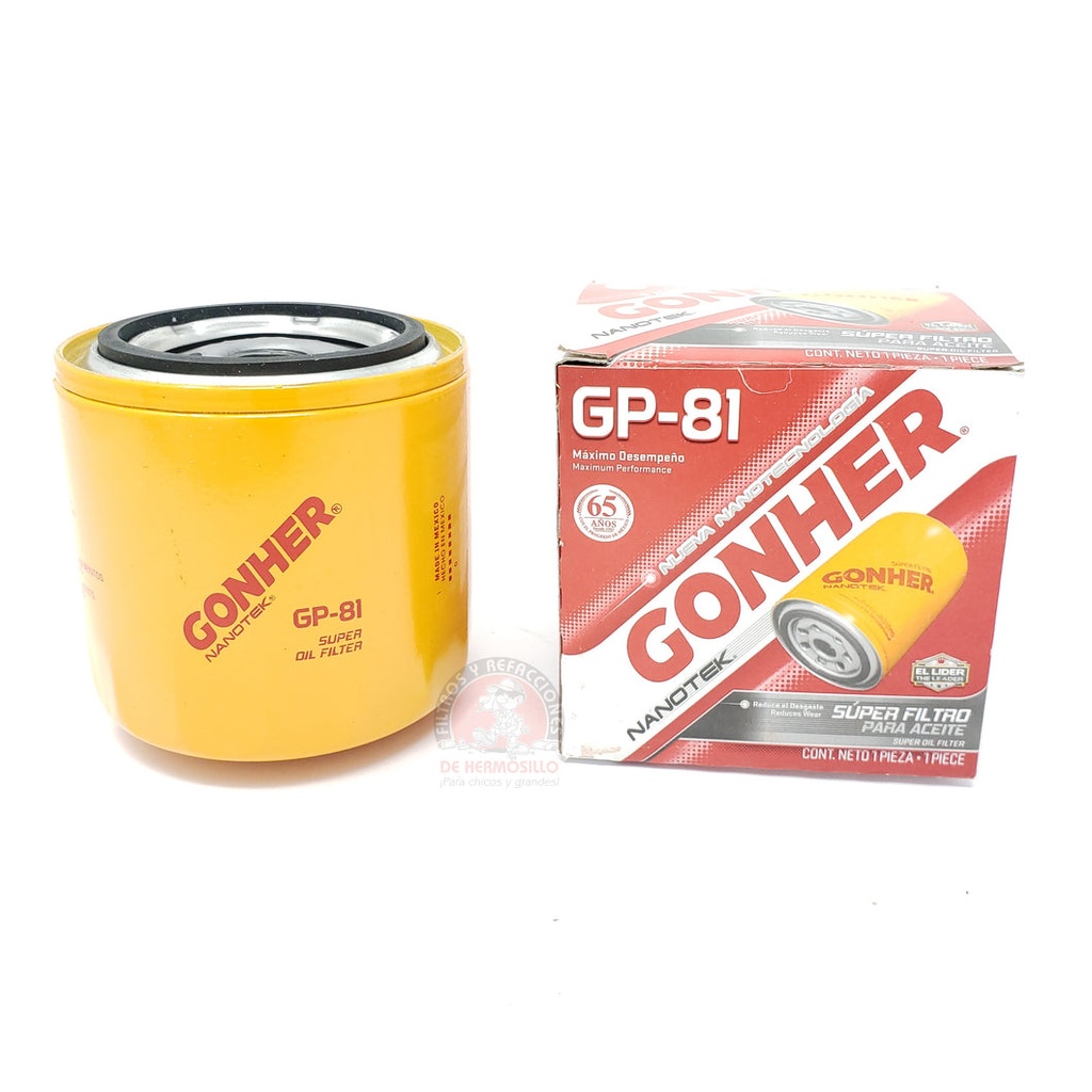 FILTRO ACEITE QL-16 / 51085 / GP-81 / GAT-16