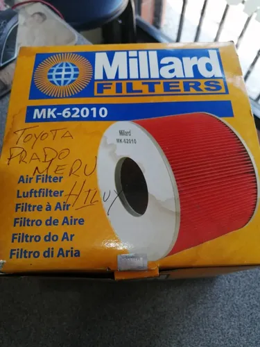 FILTRO AIRE MILLARD MK-62010 TOYOTA PRADO. HILUX GRANDE