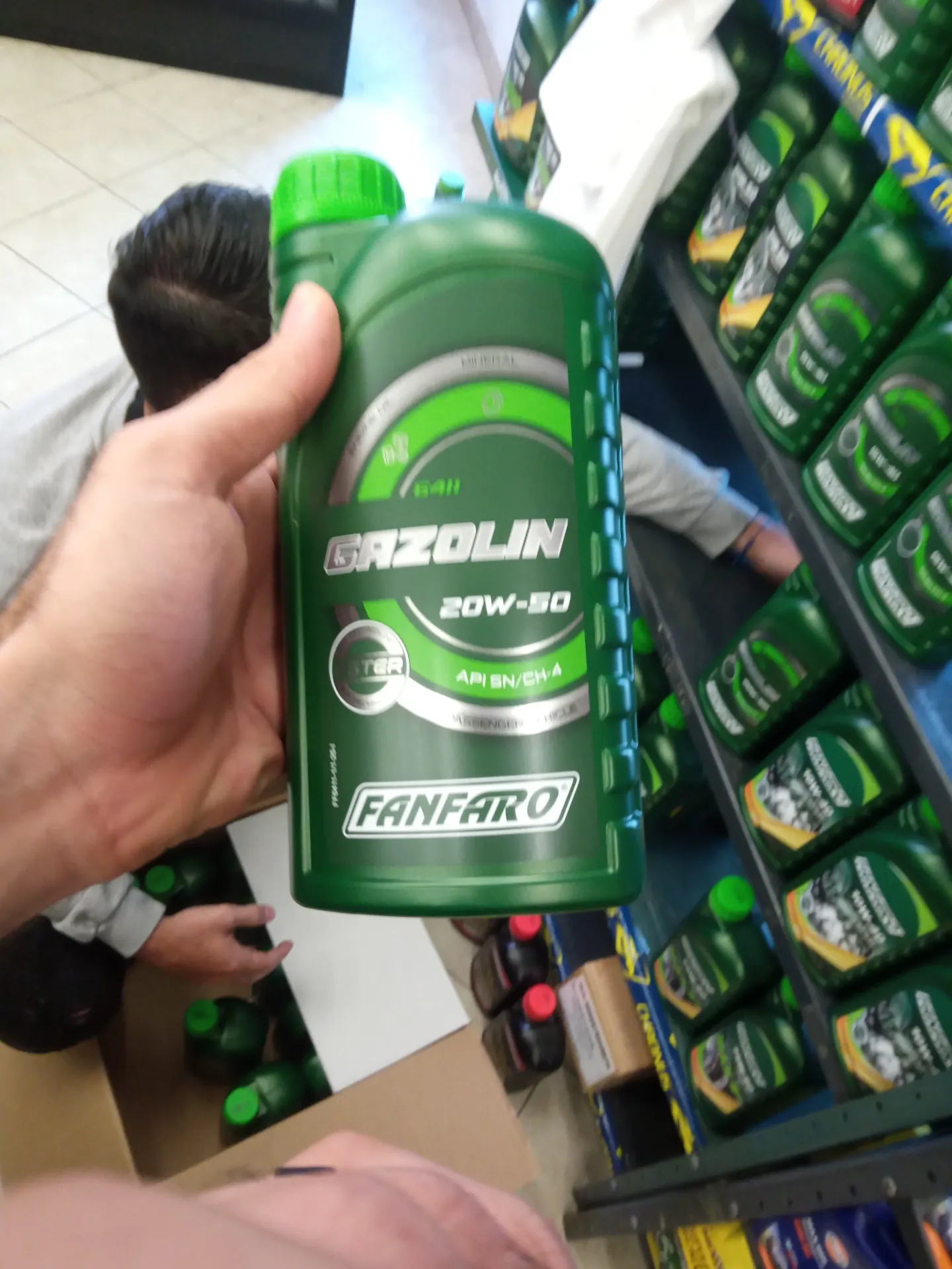 FANFARO 20W50 MINERAL GAZOLIN 1LT