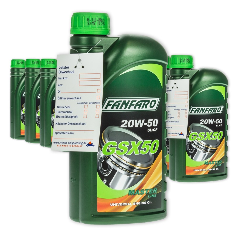 FANFARO 20W50 SEMI SINTETICO GSX-50 1LT
