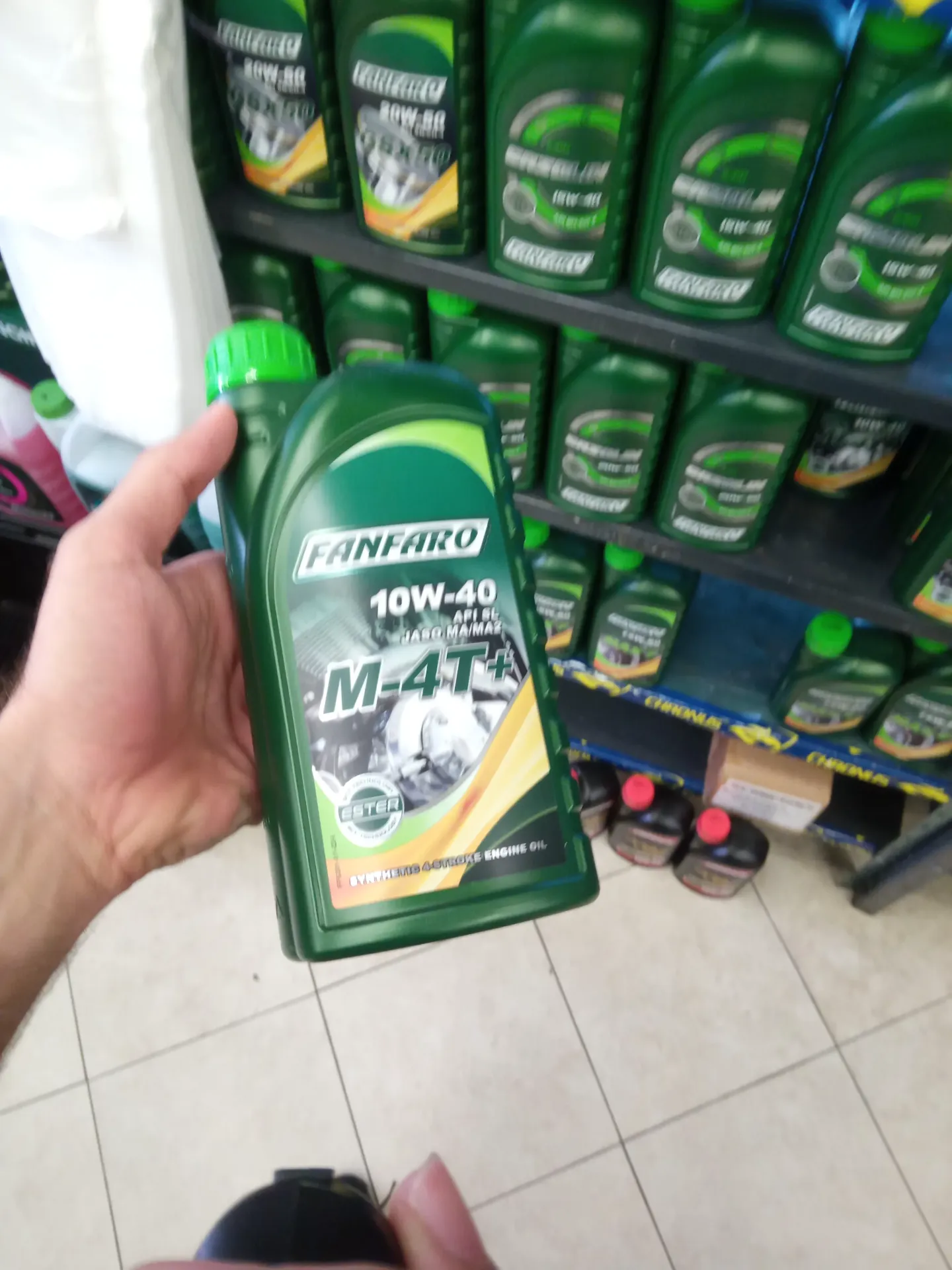 FANFARO 4T MOTO 10W40 SEMI SINTETICO 1LT