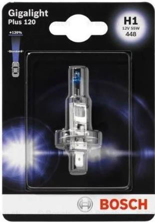 BOMBILLO BOSCH H1 12V 55W PLUS 120 CAJITA