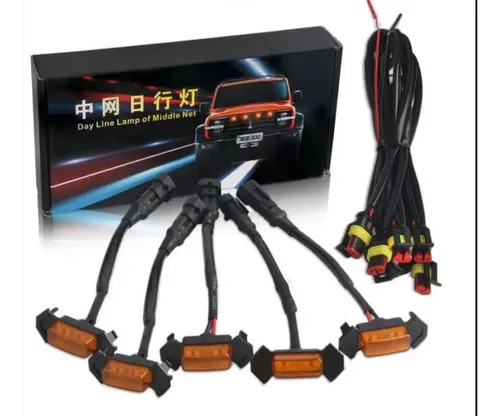LUCES LED PARRILLA 5 PIEZAS GRANDE