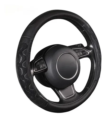 [FORRO022] FORRO VOLANTE RELIEVE NEGRO GOMA