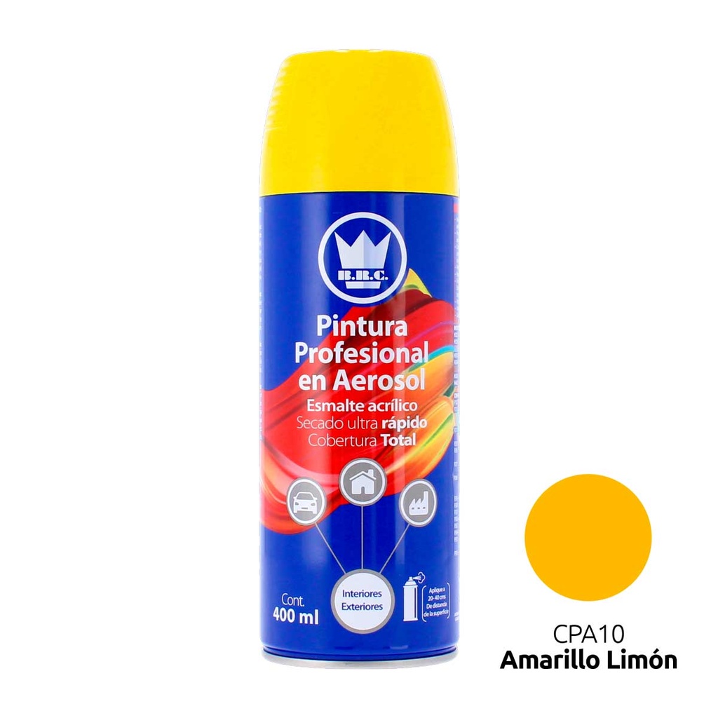 CAPTAIN PINTURA 400ML AMARILLO