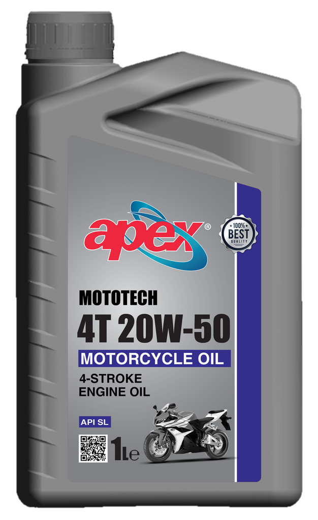 APEX 4T 20W50 MINERAL MOTO 1LT