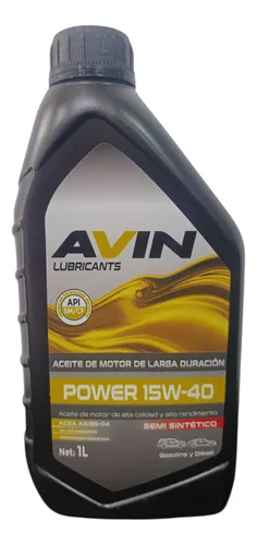 AVIN 15W40 SEMI SINTETICO 1LT