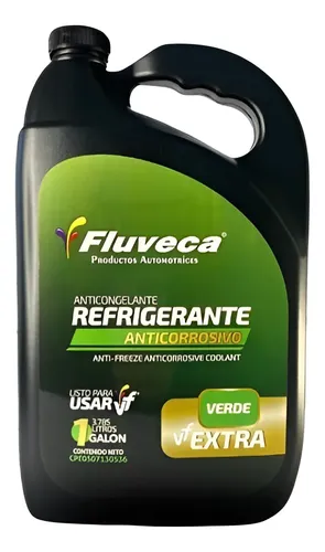 FLUVECA REFRIGERANTE 10% VERDE 3.78LT