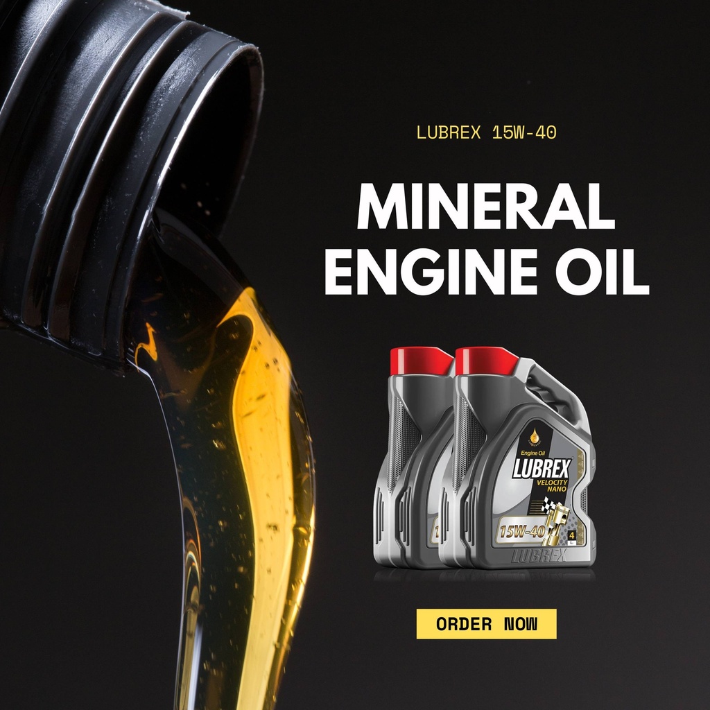 LUBREX 15W40 MINERAL GARRAFA 4LT