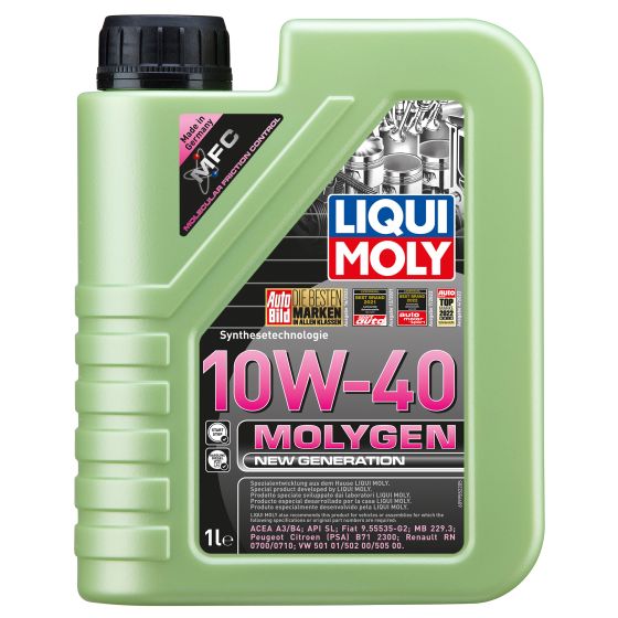 LIQUI MOLY 10W40 MOLYGEN FULL SINTETICO 1LT