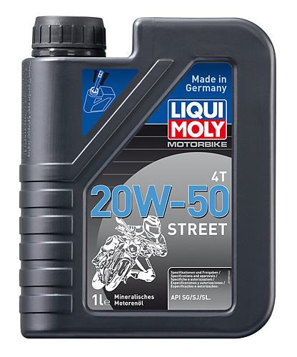 LIQUI MOLY 20W50 4T STREET MINERAL 1LT