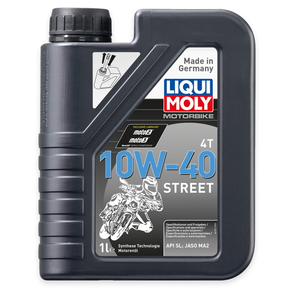 LIQUI MOLY 10W40 4T MOTO STREET SEMI SINTETICO 1LT