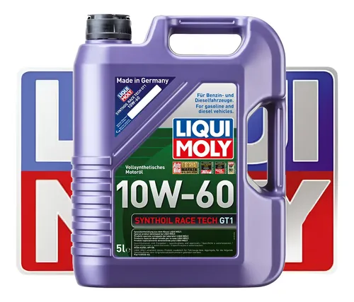 [LIQUI018] LIQUI MOLY 10W60 RACE TECH GT1 SINTETICO GARRAFA 5LT