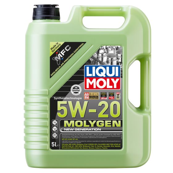LIQUI MOLY 5W20 FULL SINTETICO MOLYGEN 5L