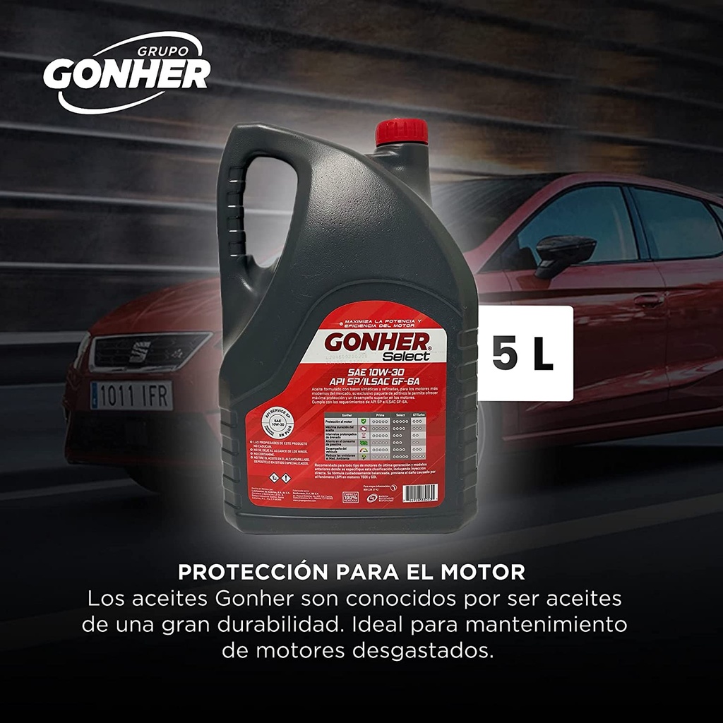 GONHER 10W30 SEMI SINTETICO 0.946ML