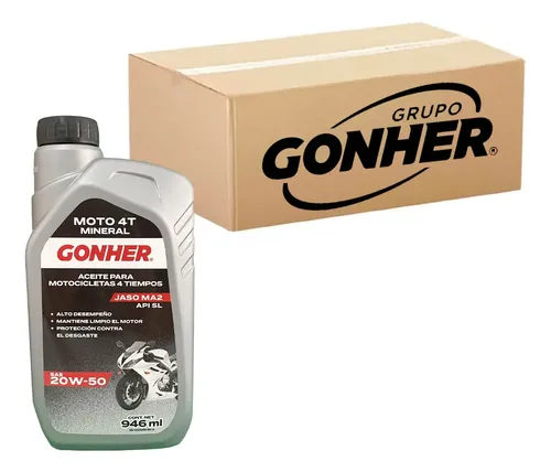 GONHER 20W50 SEMI SINTETICO 0.946ML