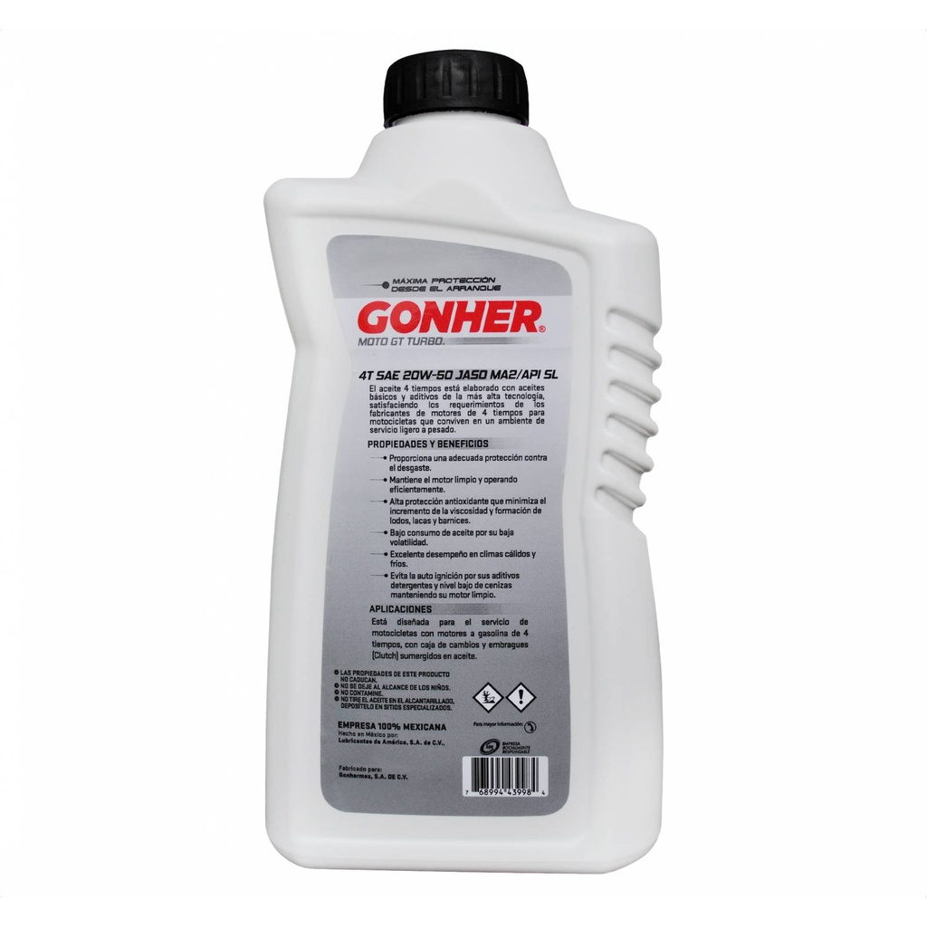 GONHER 20W50 MINERAL 0.946ML
