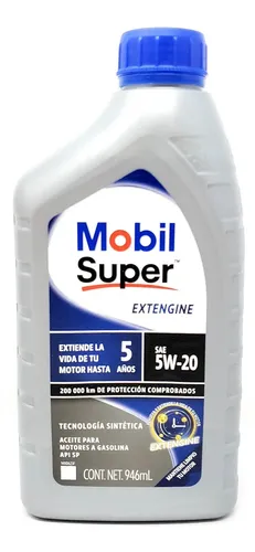 MOBIL 5W20 SEMI SINTETICO 946ML