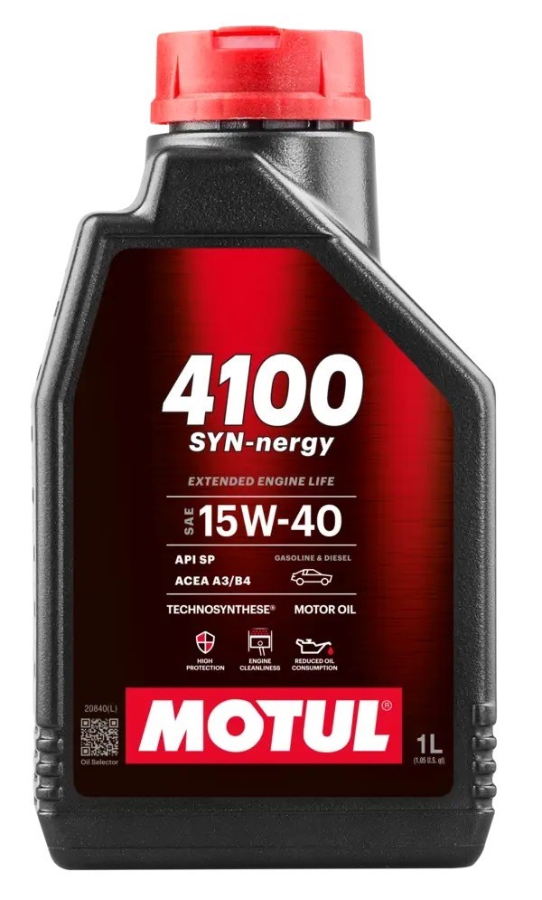 MOTUL 15W40 SEMI SINTETICO 4100 1LT