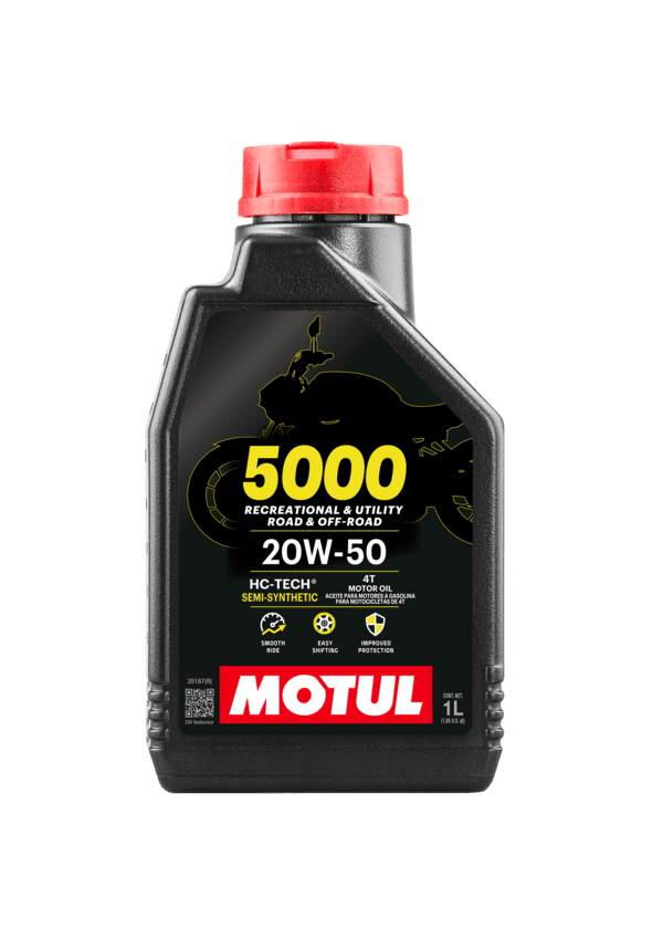 MOTUL 4T 5000 20W50 SEMI SINTETICO 1L