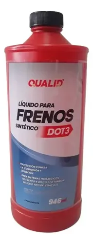 QUALID LIGA DE FRENO DOT 3/4 GRANDE 946ML