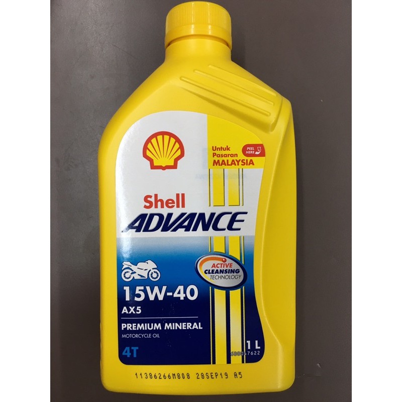 SHELL 15W40 MINERAL 1L