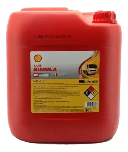 SHELL SAE 50 RIMULA PAILA 20LT