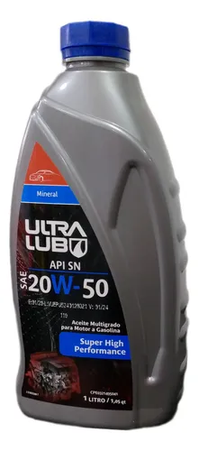 ULTRA LUB 20W50 MINERAL 1LT