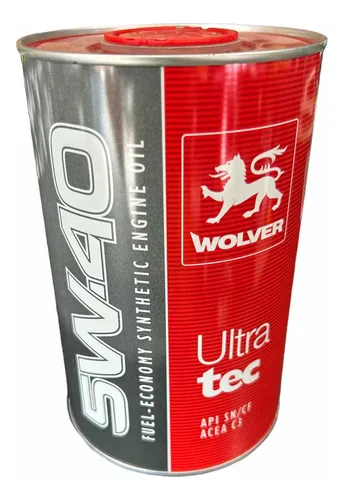 WOLVER 5W40 FULL SINTETICO ULTRATEC 1LT