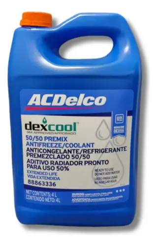 ACDELCO REFRIGERANTE 50/50 IMPORTADO 4LT