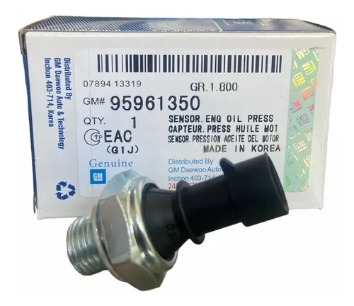 GM VALVULA PRESION DE ACEITE CHEVROLET AVEO. OPTRA. CORSA. SPARK