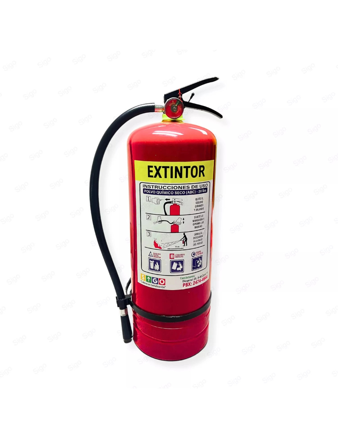 [EXTINTOR001] EXTINTOR PARA INCENDIOS GRANDE