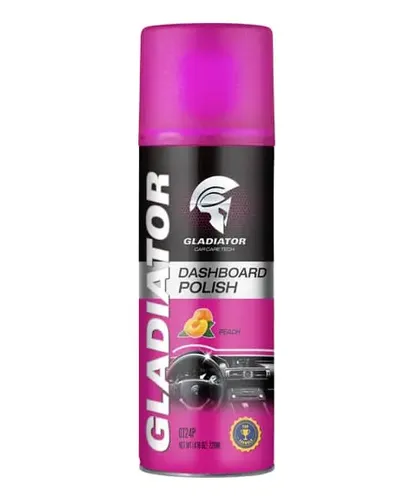 GLADIATOR DURAZNO SILICON ABRILLANTADOR DE TABLERO 450ML
