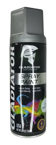 GLADIATOR SPRAY PLATA GRIS 450ML