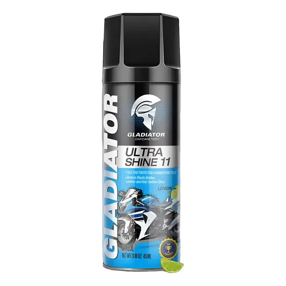 GLADIATOR ULTRA SHINE 11 SILICON PARA PLASTICOS GOMA