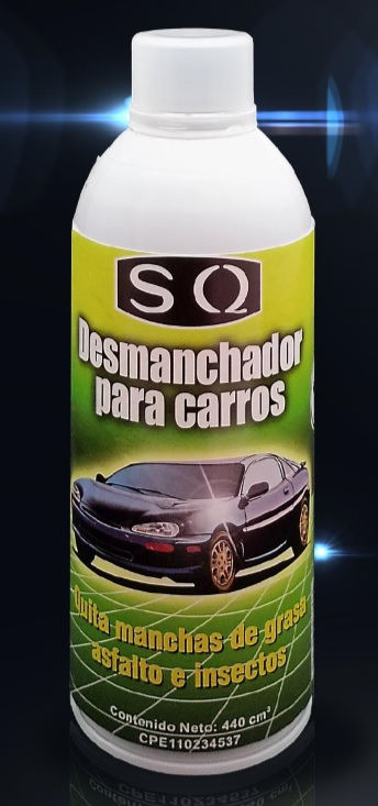 [SQ021] SQ DESMANCHADOR PARA CARROS 400ML
