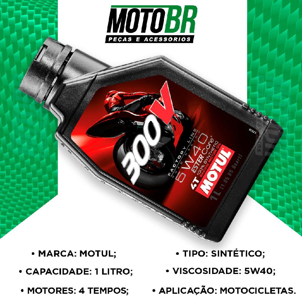 MOTUL 300V 15W50 FULL SINTETICO 1LT